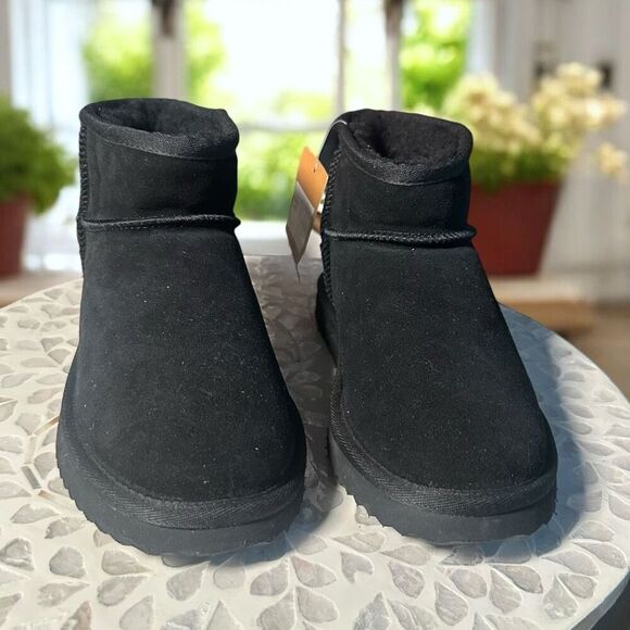 EMU Ridge Sophie Mini Winter Snow Suede Shearling Ankle Boot Size 7 NWT - Picture 3 of 11